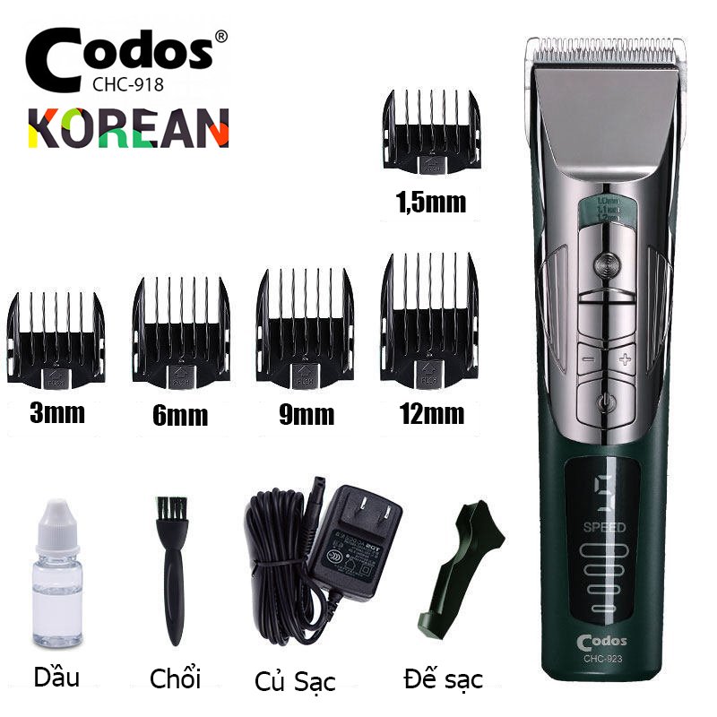 Tông đơ cắt tóc sắc bén Codos 923 cao cấp