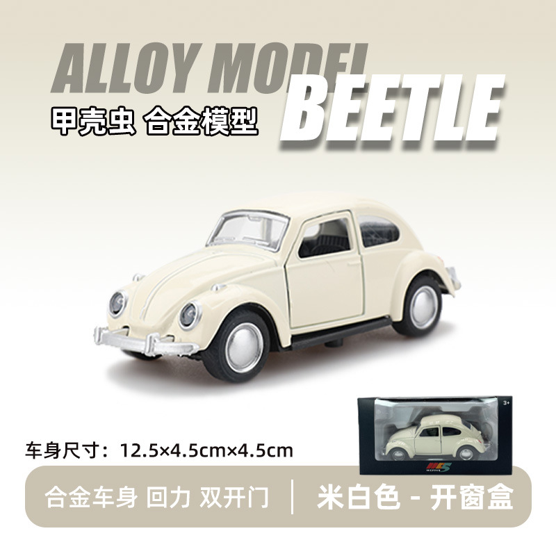 Xe mô hình kim loại cho bé Beetle tỷ lệ 1:36