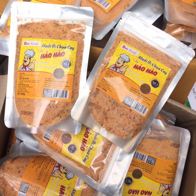 Muối Ớt Chua Cay Hảo Hảo - 0,5kg