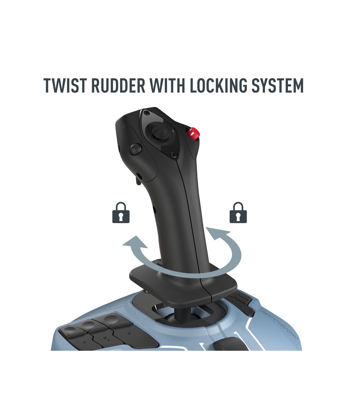 Thrustmaster TCA Officer Pack Airbus Edition | Cần điều khiển + Bướm ga