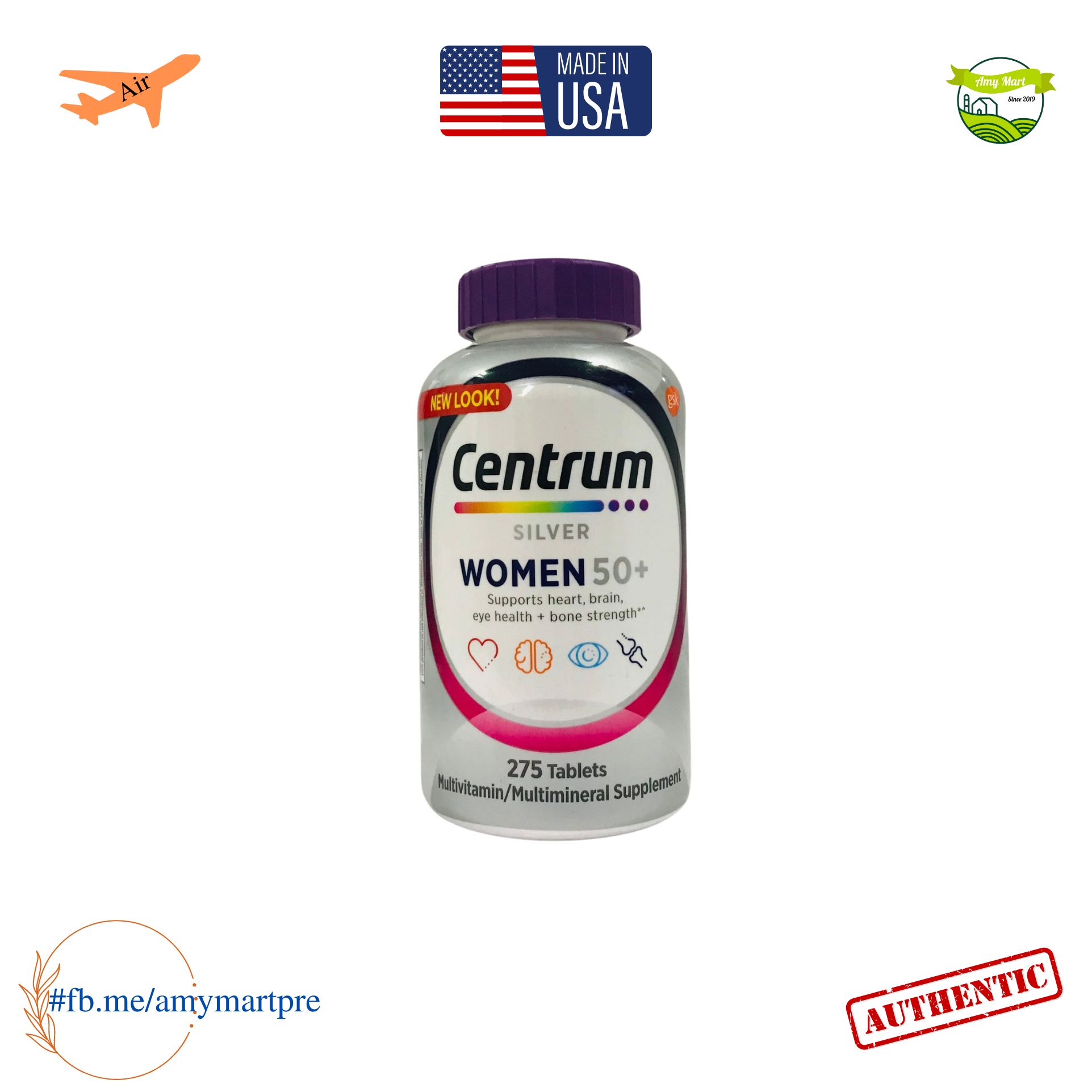 Centrum SILVER WOMEN 50+  Chính hãng của MỸ