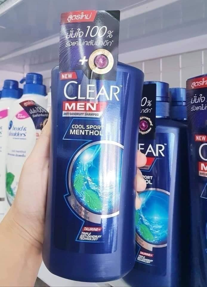 Combo 2 chai dầu gội đầu Clear Men 450ml Thái lan