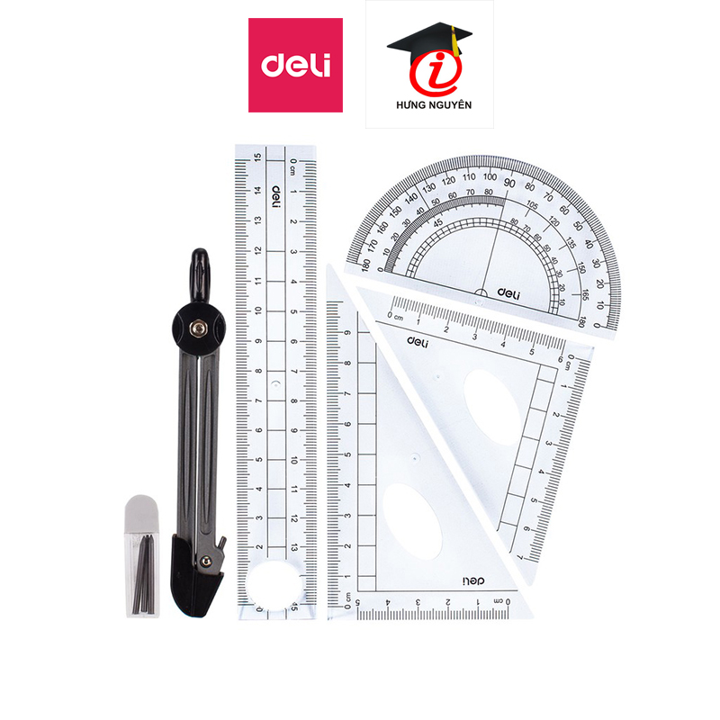Bộ compa thước 6 loại 15cm 9609