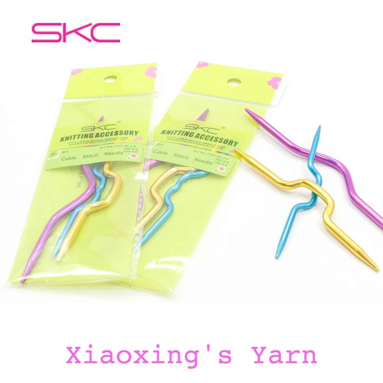 Set 3 kim đan vặn thừng SKC chính hãng đủ size dùng hỗ trợ đan len | Xiaoxingyarn