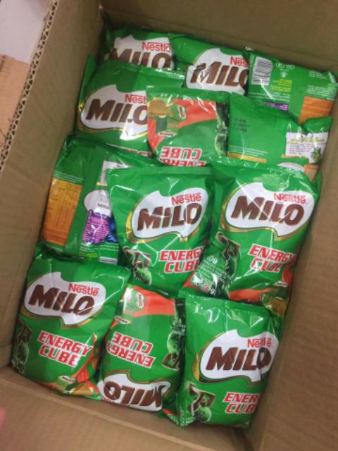 Combo 2 gói Milo Cube bịch 100v  (Date T10/2020)