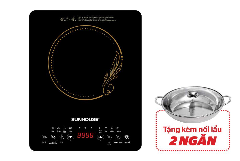 BẾP ĐIỆN TỪ CẢM ỨNG SUNHOUSE SHD6806