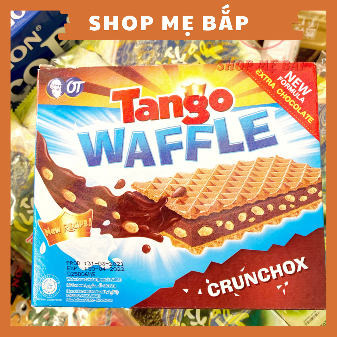 Bánh Xốp Socola Tango Waffle 160Gram (20cái) - Hàng Nhập Indonesia [Date 04/2022]