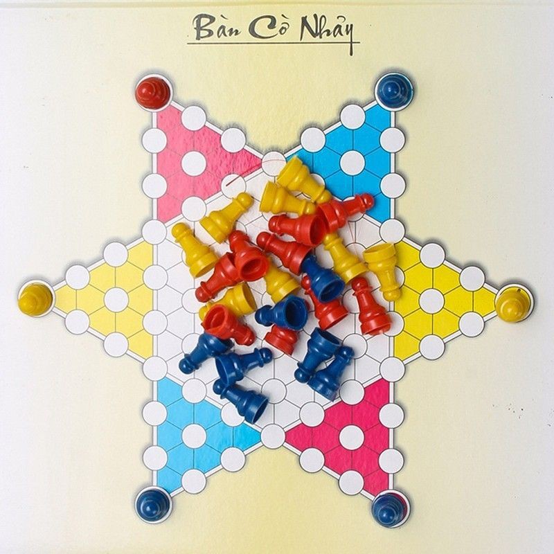 [HCM]Bộ Cờ Trò Chơi Dân Gian 6 Trong 1