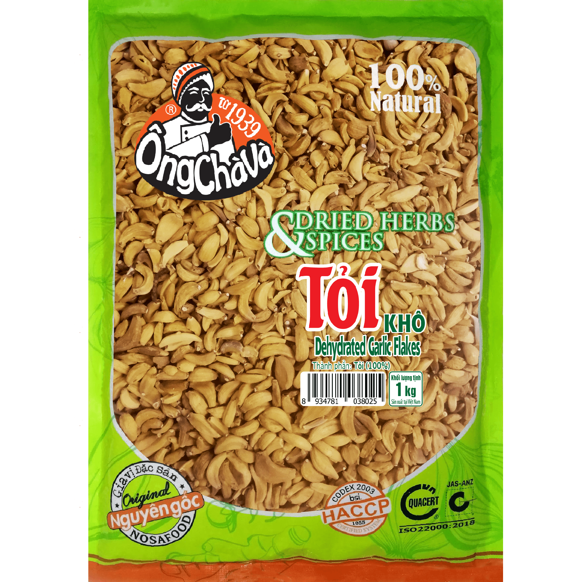 Tỏi Khô Nguyên Tép Ông Chà Và 1kg