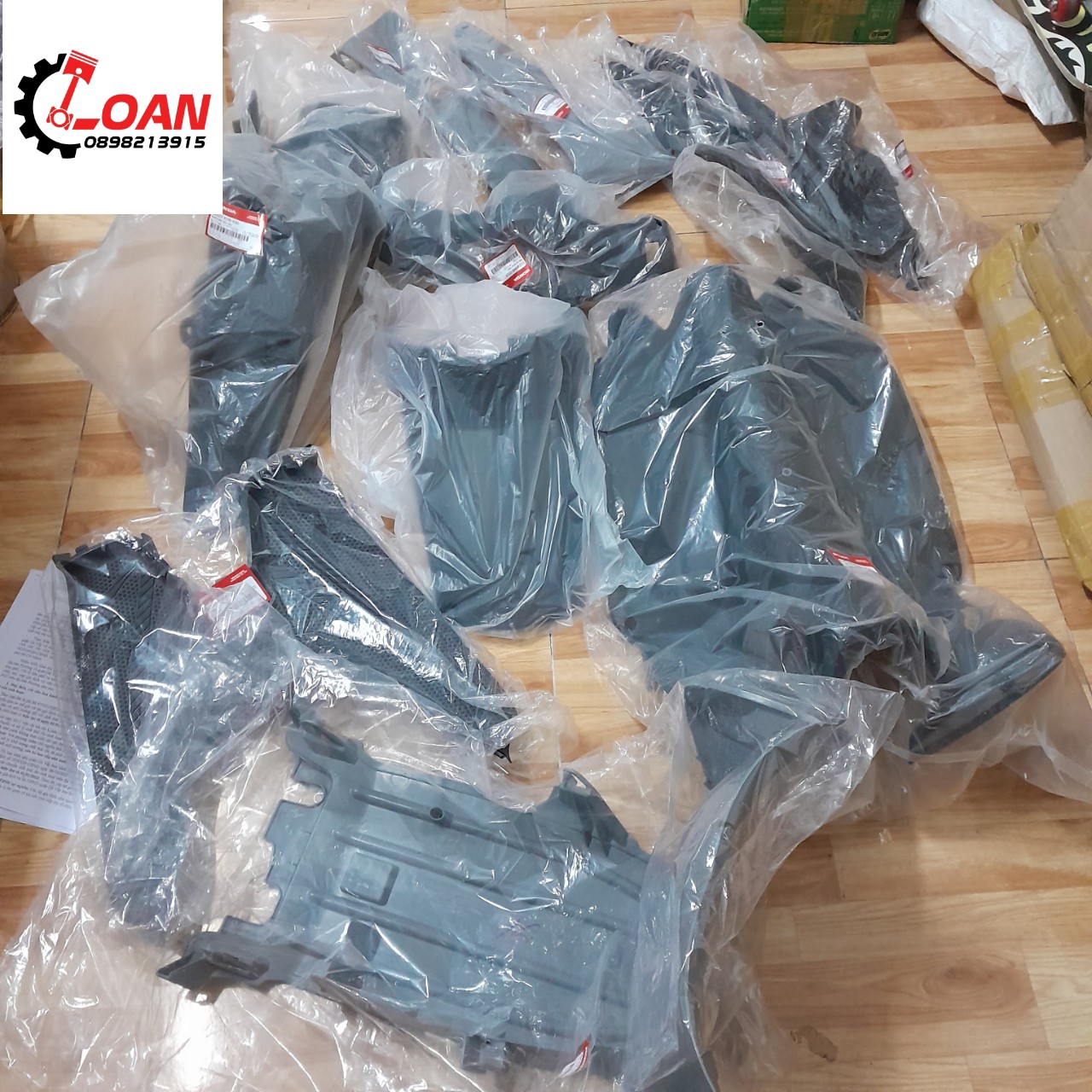 Dàn nhựa nhám xe click 110 vn _ shop phụ tùng honda