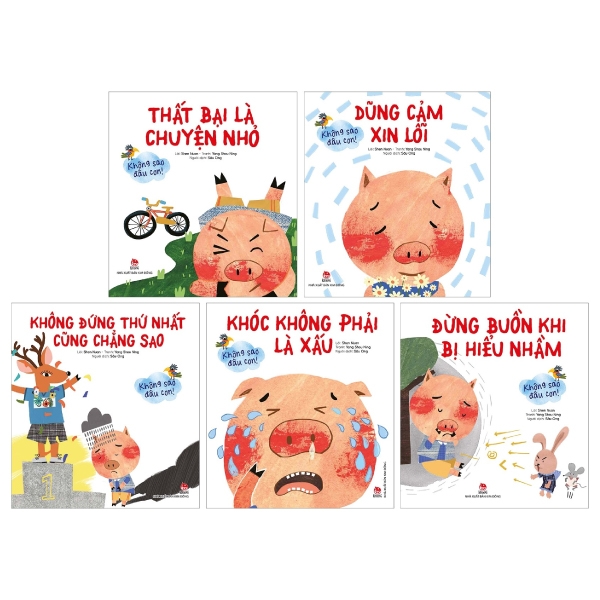 Sách - truyện thiếu nhi không sao đâu con - bộ 5 cuốn
