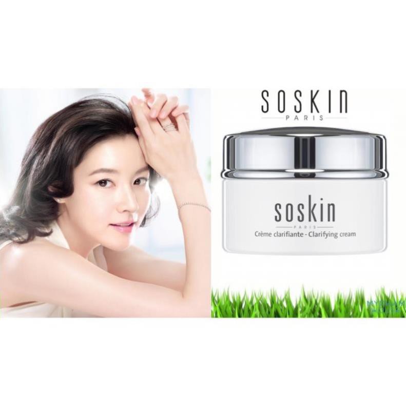 (Mẫu Mới) Kem Dưỡng Trắng Sáng Da SOSKIN Clarifying Cream 50ml