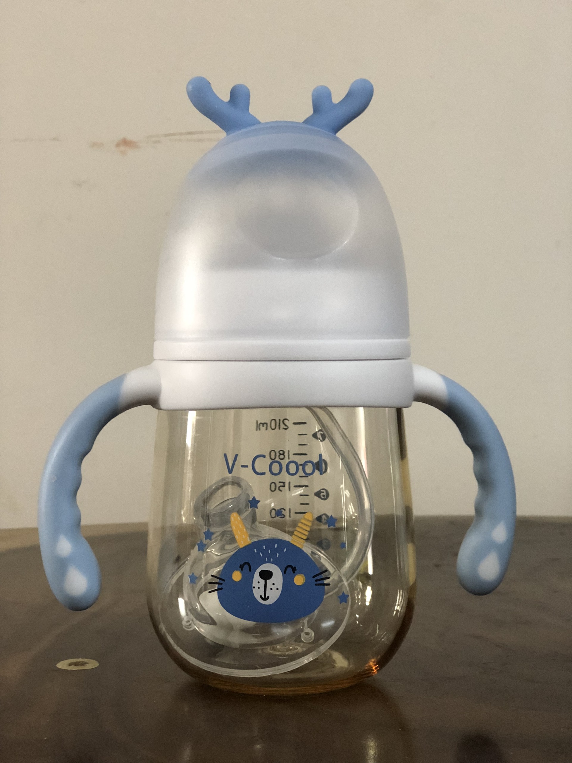 Bình Sữa PPSU hình mèo Kitty 240ML/300ML Cổ Rộng