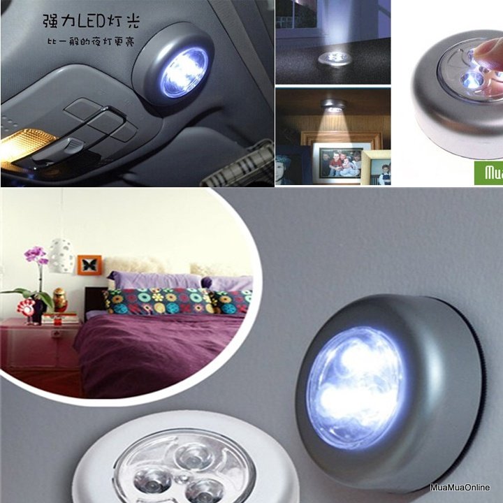Đèn Led Dán Tường 3 Bóng Cao Cấp