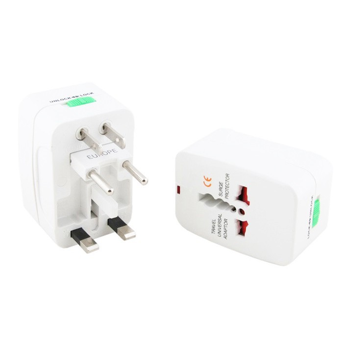 Ổ Cắm Du Lịch Đa Năng Có 2 Cổng USB - OCDL2