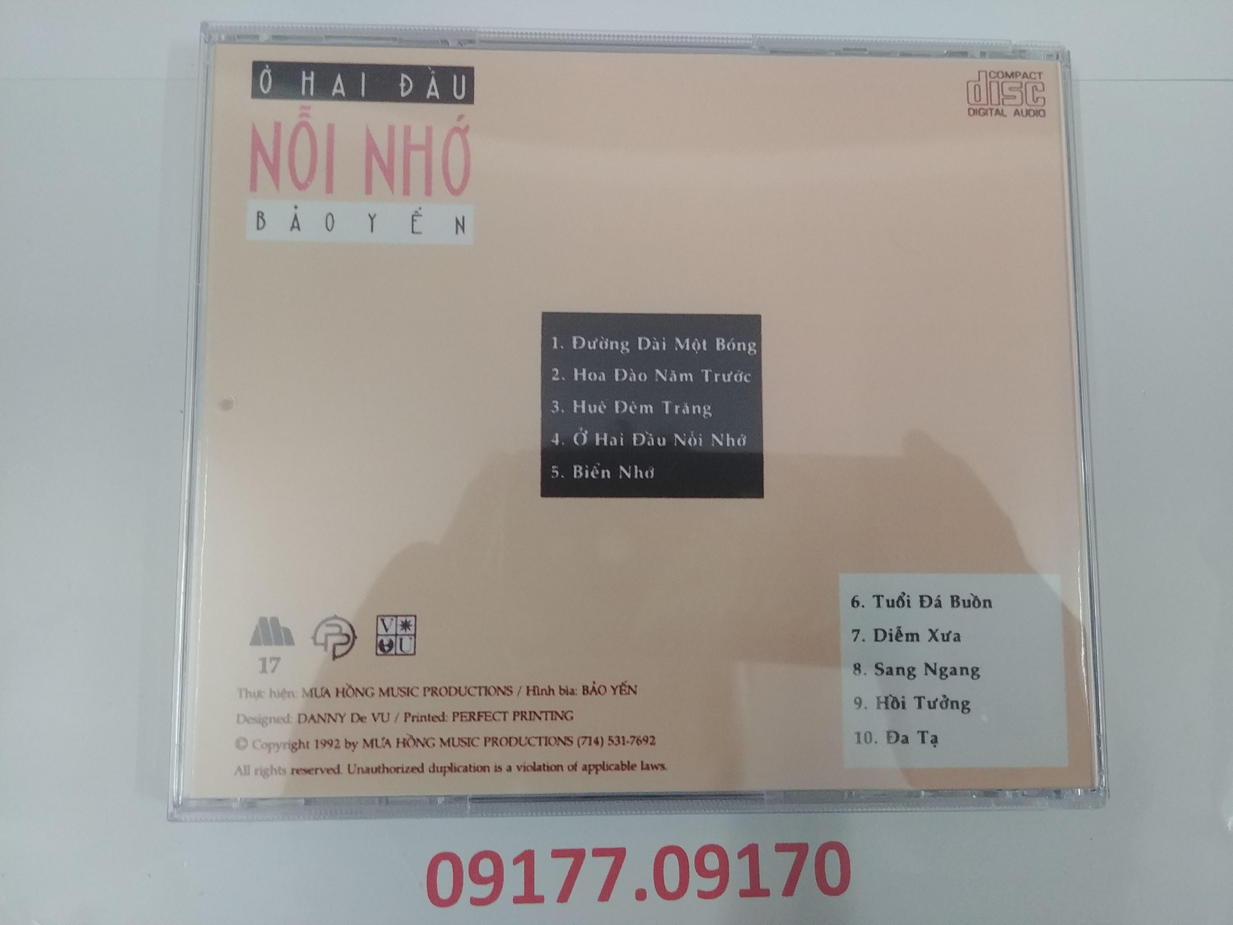 CD Ở 2 Đầu Nỗi Nhớ - Bảo Yến
