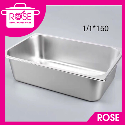 Khay inox, khay inox 304 CAO CẤP đựng thực phẩm, khay đựng thức ăn buffet size 1/1