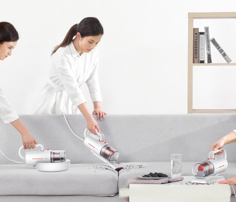 ❇️ Máy Hút Bụi Cầm Tay Deerma CM1300 Hút Bụi Diệt Khuẩn Tia UV Vải, Chăn , Ga , Gối, Nệm Giường