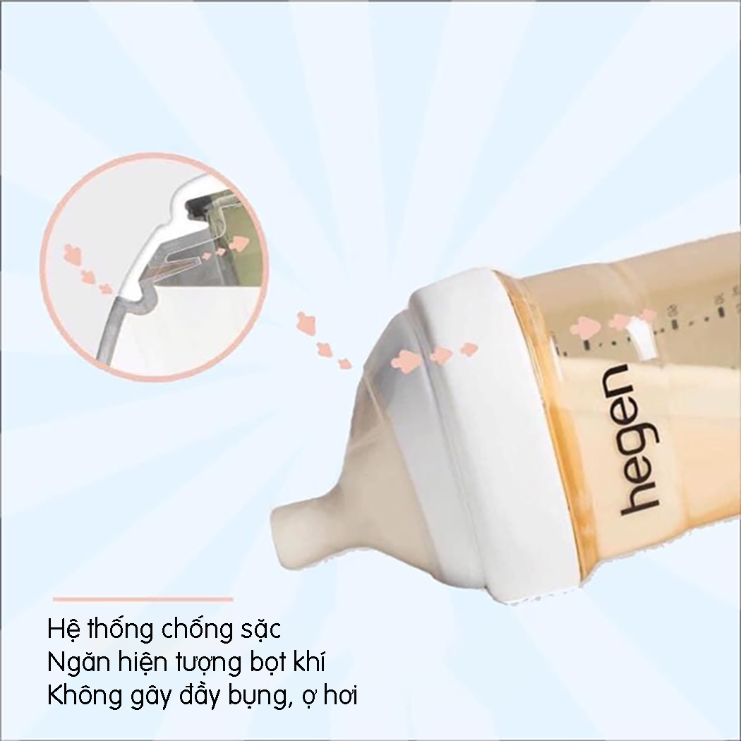 [HCM]Bộ quà tặng cao cấp bình sữa HEGEN Basic Stater Kit