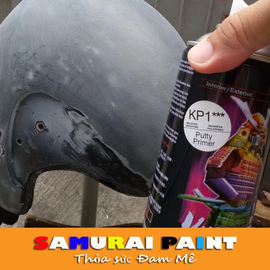 Sơn samurai - Chai sơn bả matit KP1 - sơn xịt samurai