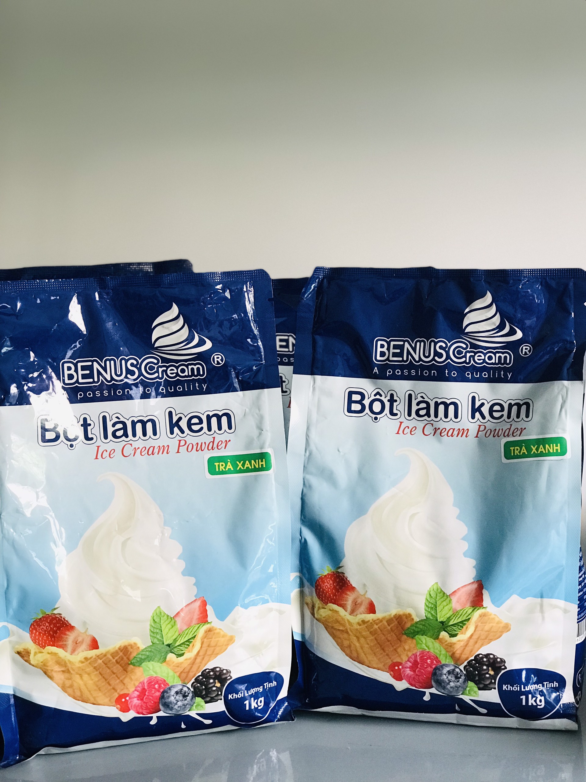 Combo bột kem socola và vani