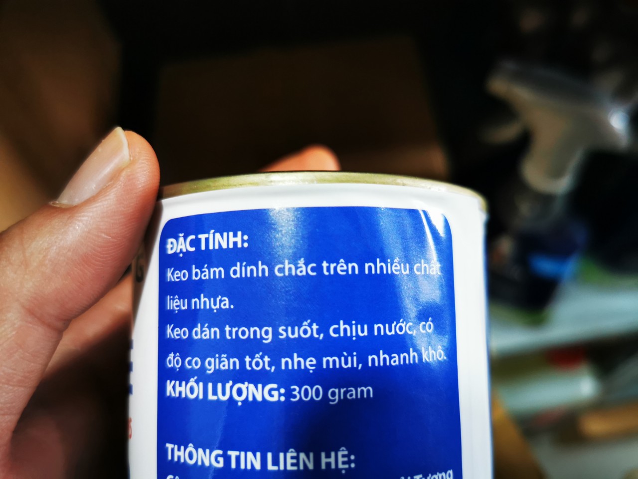 [HCM]Keo dán vá nhựa chống thấm siêu dính Seaglue SG-95 300ml