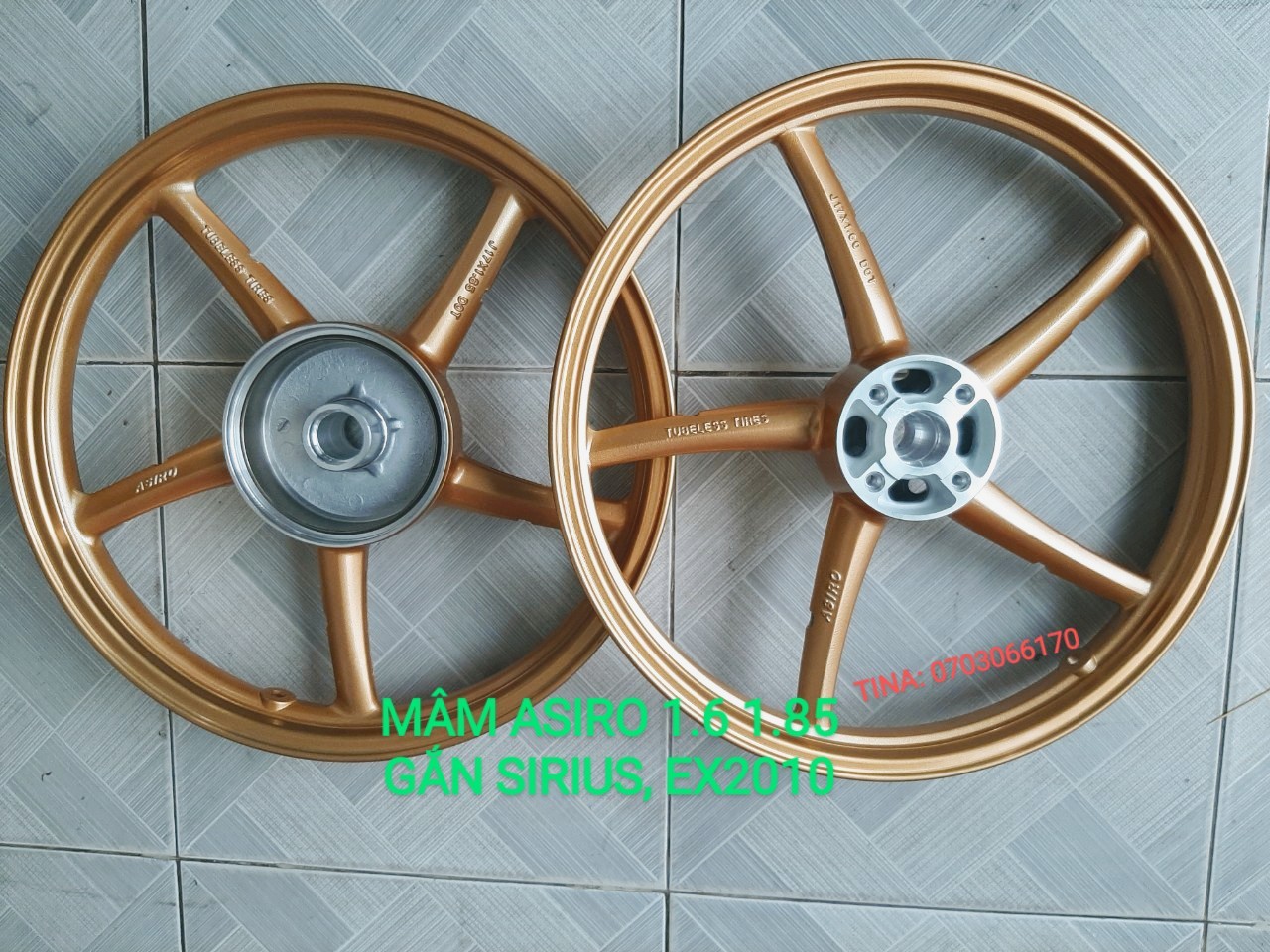 [HCM]BÁNH MÂM  5 CÂY  GẮN XE  EXCITER 2010  SIRIUS