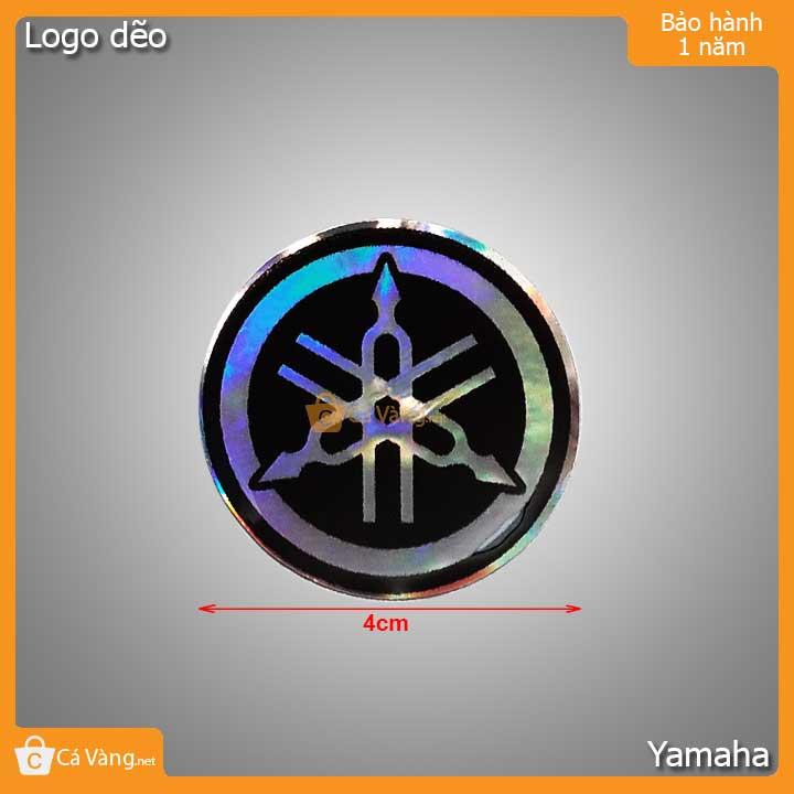 Logo tròn dẽo trang trí xe máy đường kính 4cm