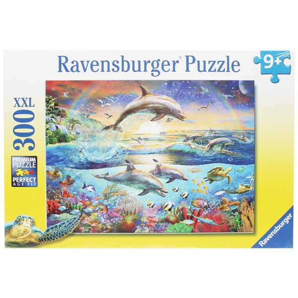 Bộ Xếp Hình Puzzle Dolphin Paradise - Ravensburger 128952 (300 Mảnh Ghép)
