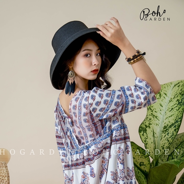 Mũ cói lồng đèn Hội An thời trang quý phái