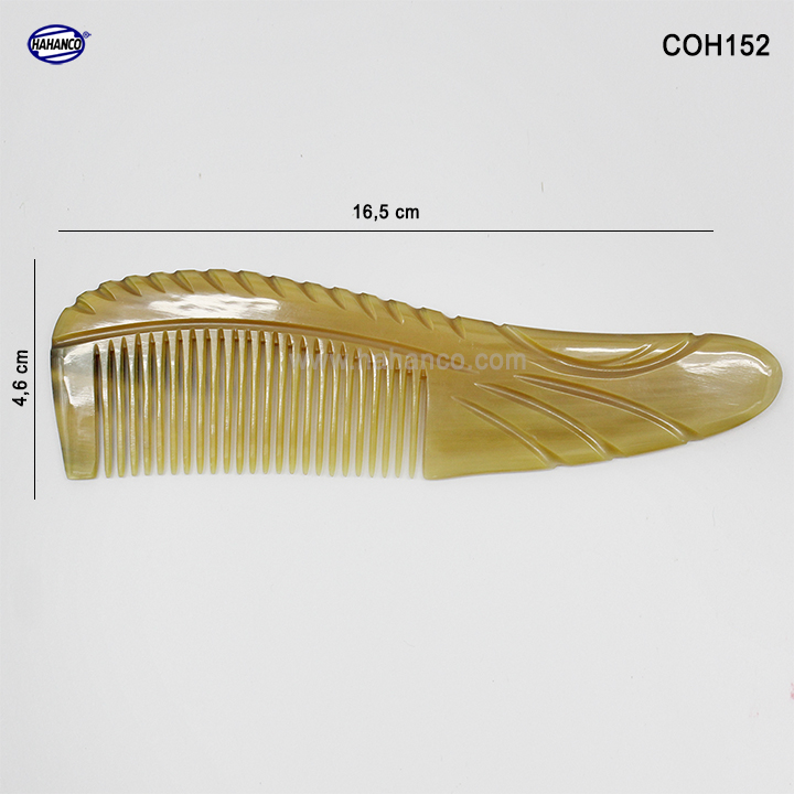Lược sừng xuất Nhật (Size:M-16,5cm) Lược đuôi thon nhỏ gọn (COH152)