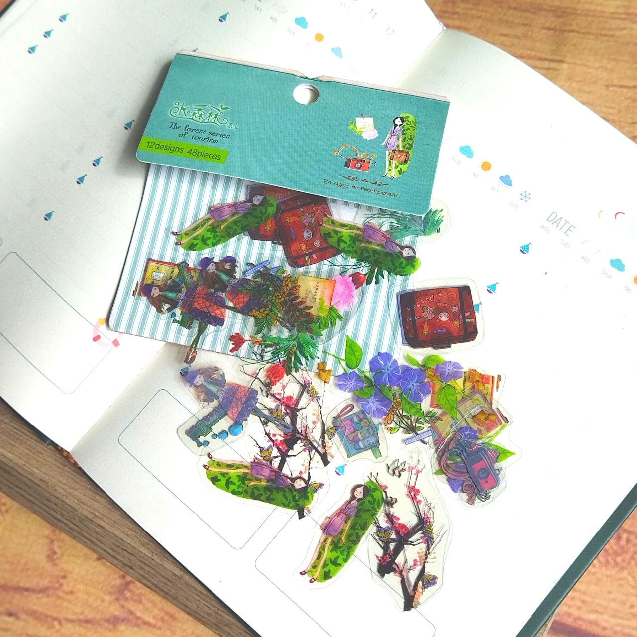 [HCM]Bộ 48 Sticker Hình Dán mini Thanh Xuân