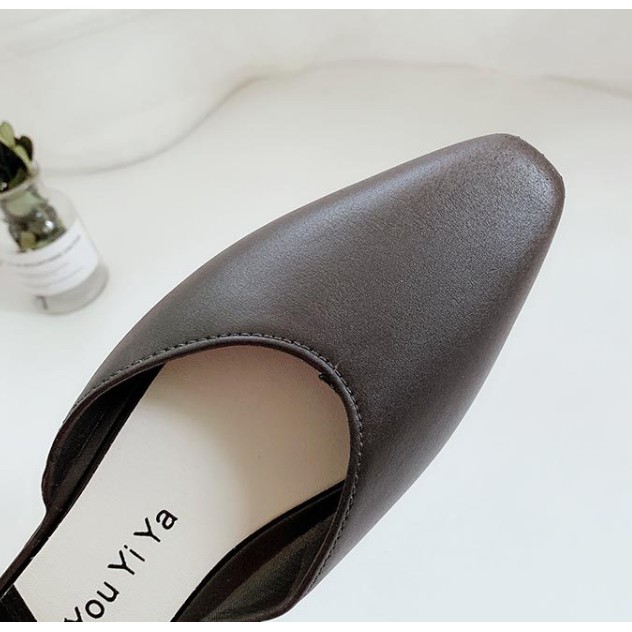 [HCM]Giày Sục Nữ - Dép Sục Nữ Mũi Nhọn - Dép Nhựa Chống Nước - Hình Thật Ở Cuối Ảnh. D1
