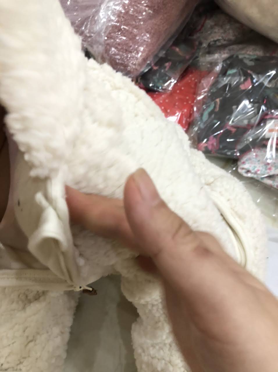 BODY Lông cừu màu nâu, kem dành cho bé 3 - 9 kg