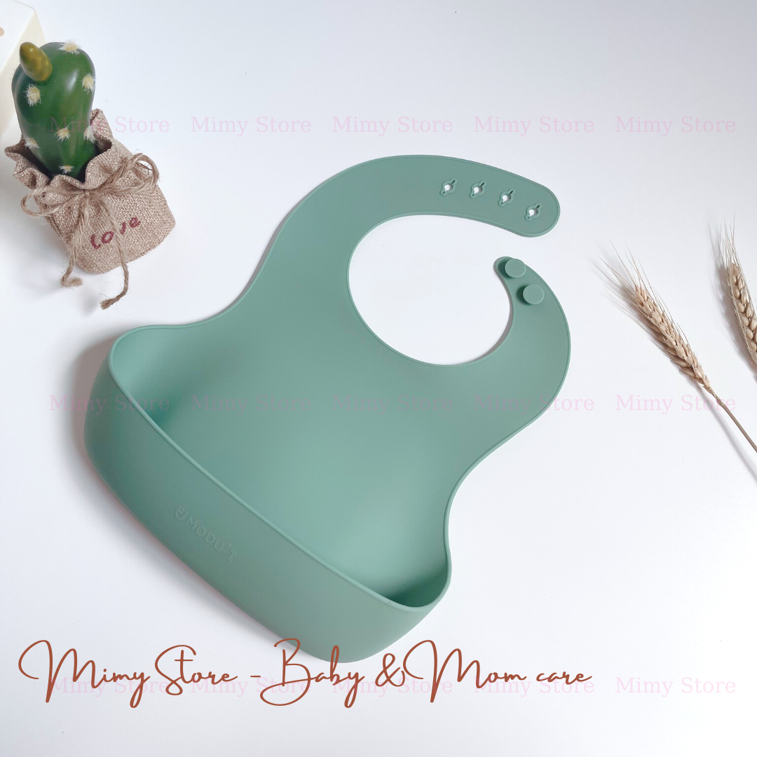 Yếm Ăn Dặm Silicone BLUEMAMA