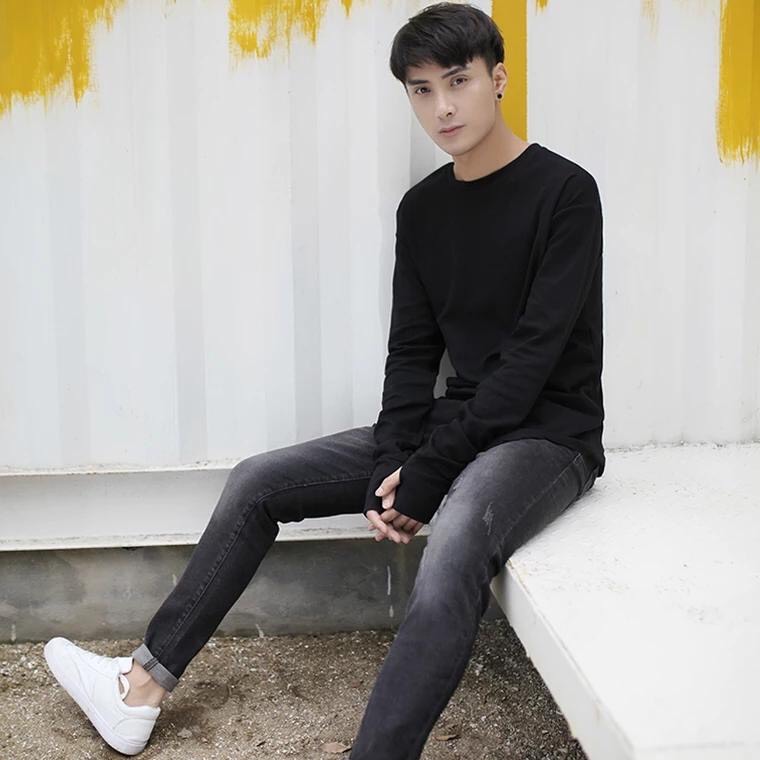 Áo Long tee Lai Bầu Tay Xỏ Ngón Chất Thun Cooton