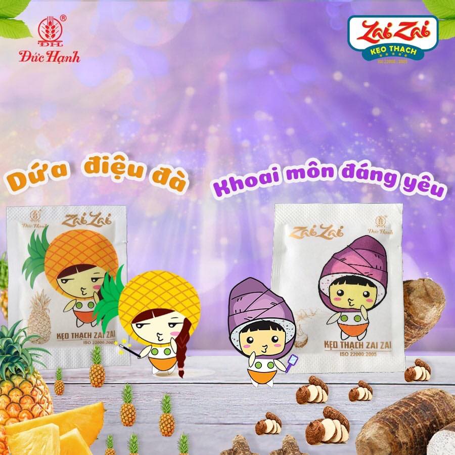 [ Sẵn hàng ] Combo 300g THẠCH HOA QUẢ ZAI ZAI