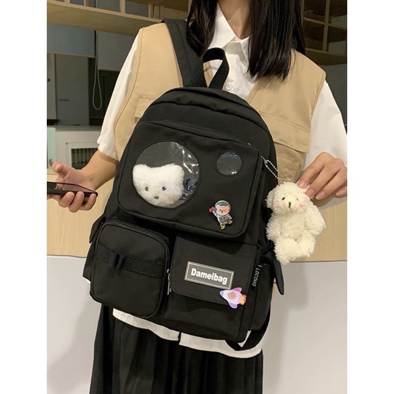 Balo ulzzang chống nước thời trang B101