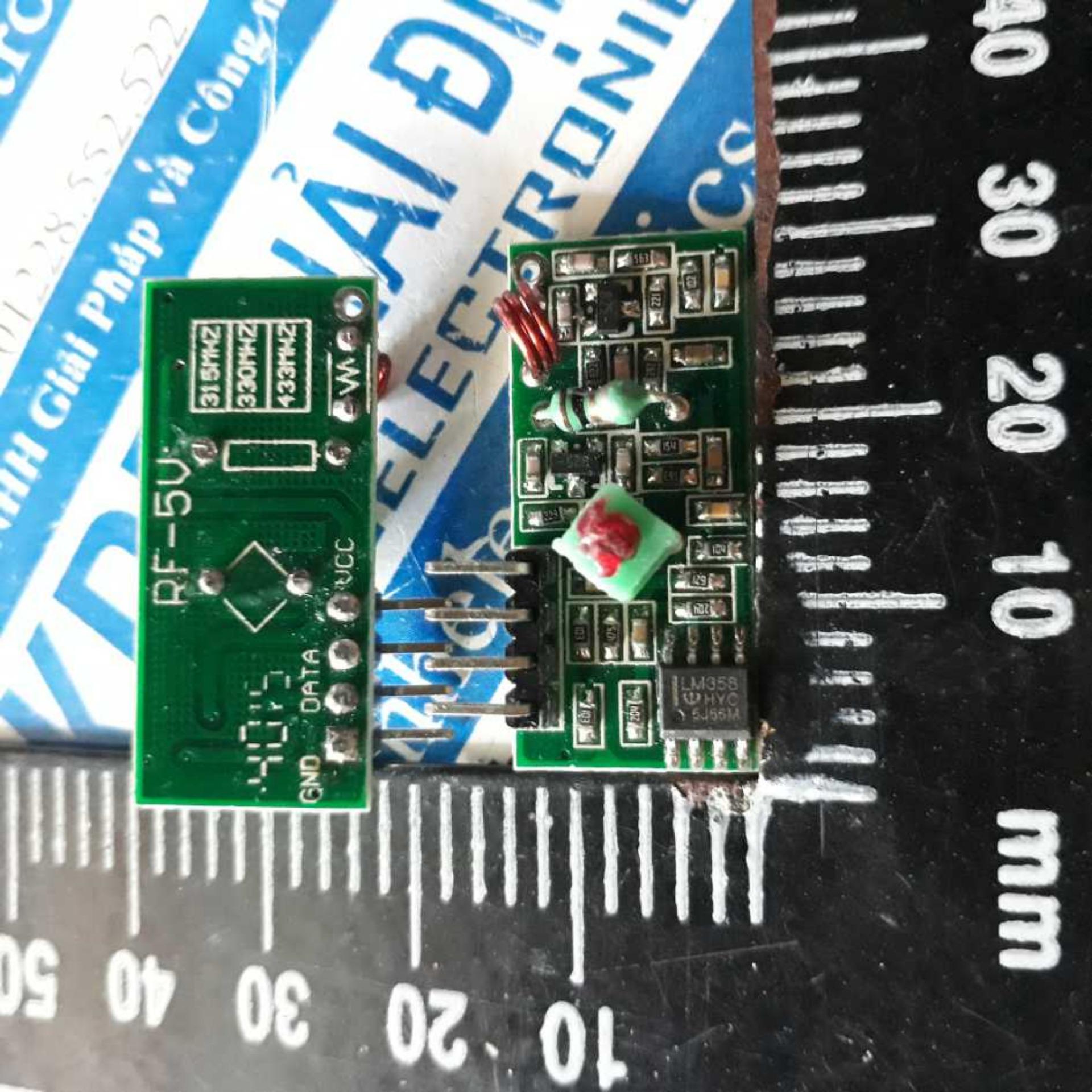 2 cái module thu rf, tần số 315mhz, 4p kde2739