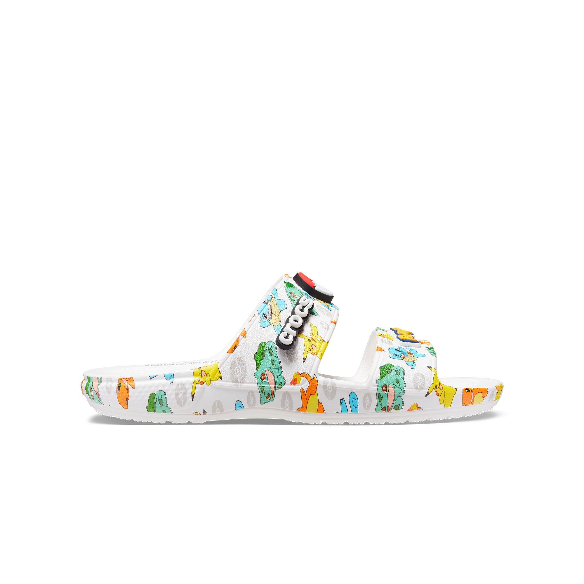 Dép Xăng Đan Unisex Crocs Pokemon Classic - White