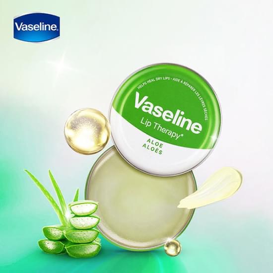 Dưỡng môi Vaseline Lip Therapy bản UK (hộp thiếc 20g)