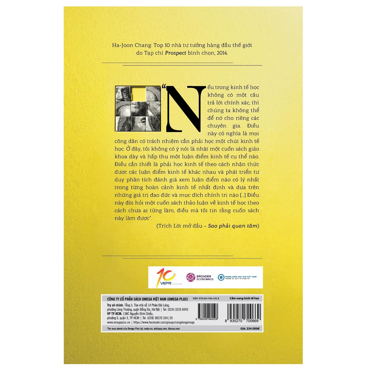 Sách - Cẩm nang kinh tế học (bìa cứng)
