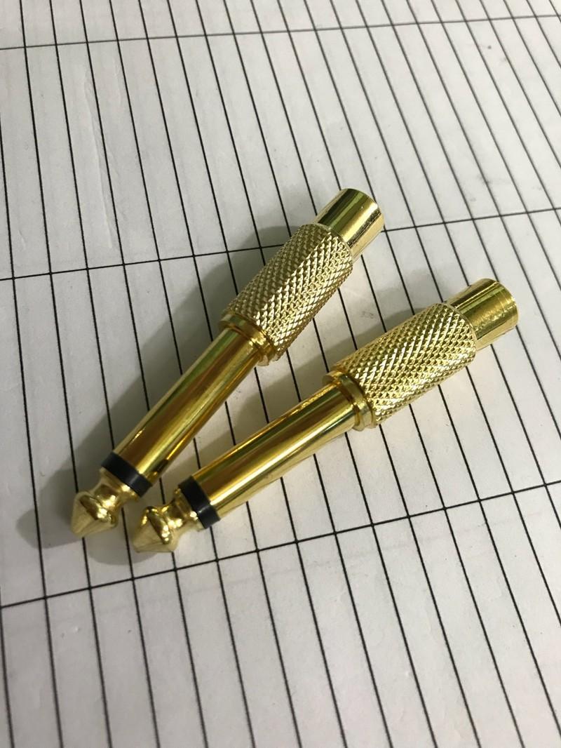 [HCM]COMBO 2 ĐẦU CHUYỂN TỪ JACK 6.5LY RA BÔNG SEN RCA CÁI
