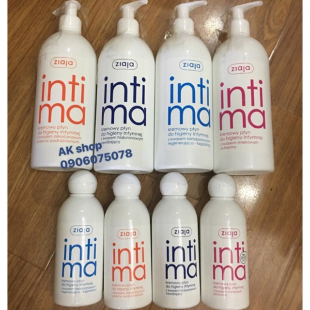 Dung Dịch Rửa Vệ Sinh Dạng Sữa Intima Ziaja