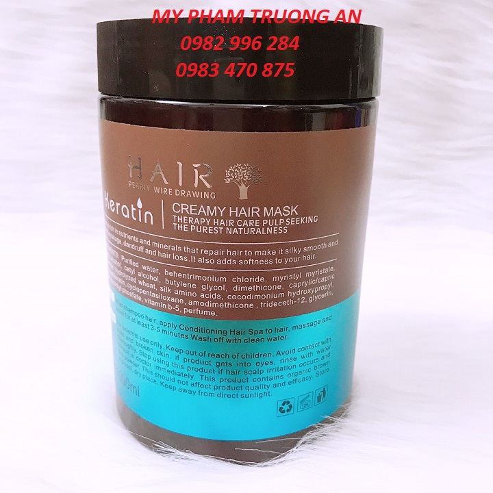 combo Kem ủ tóc Keratin - Luxury Hair Mask 1000ml