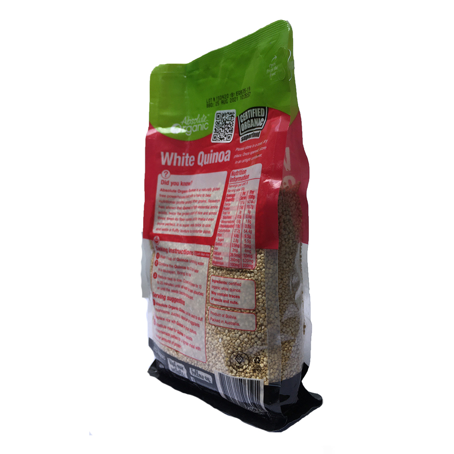 Diêm mạch trắng Absolute Organic 400gr