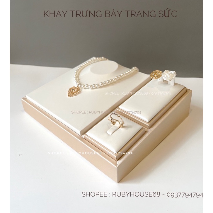 Khay trưng bày bộ trang sức cao cấp