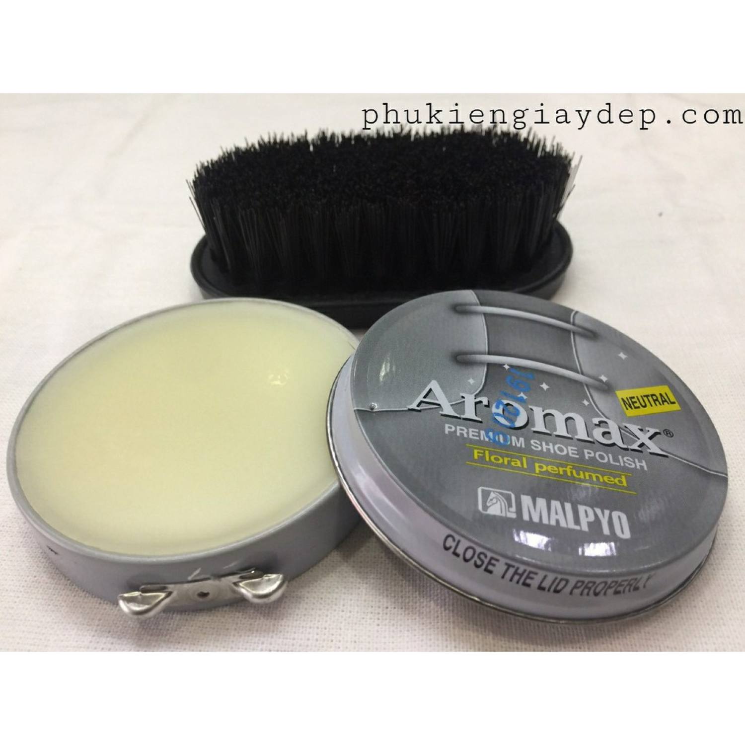 Xi Đánh Giày Không Màu Aromax Hàn Quốc (Tặng kèm bàn chải đánh)