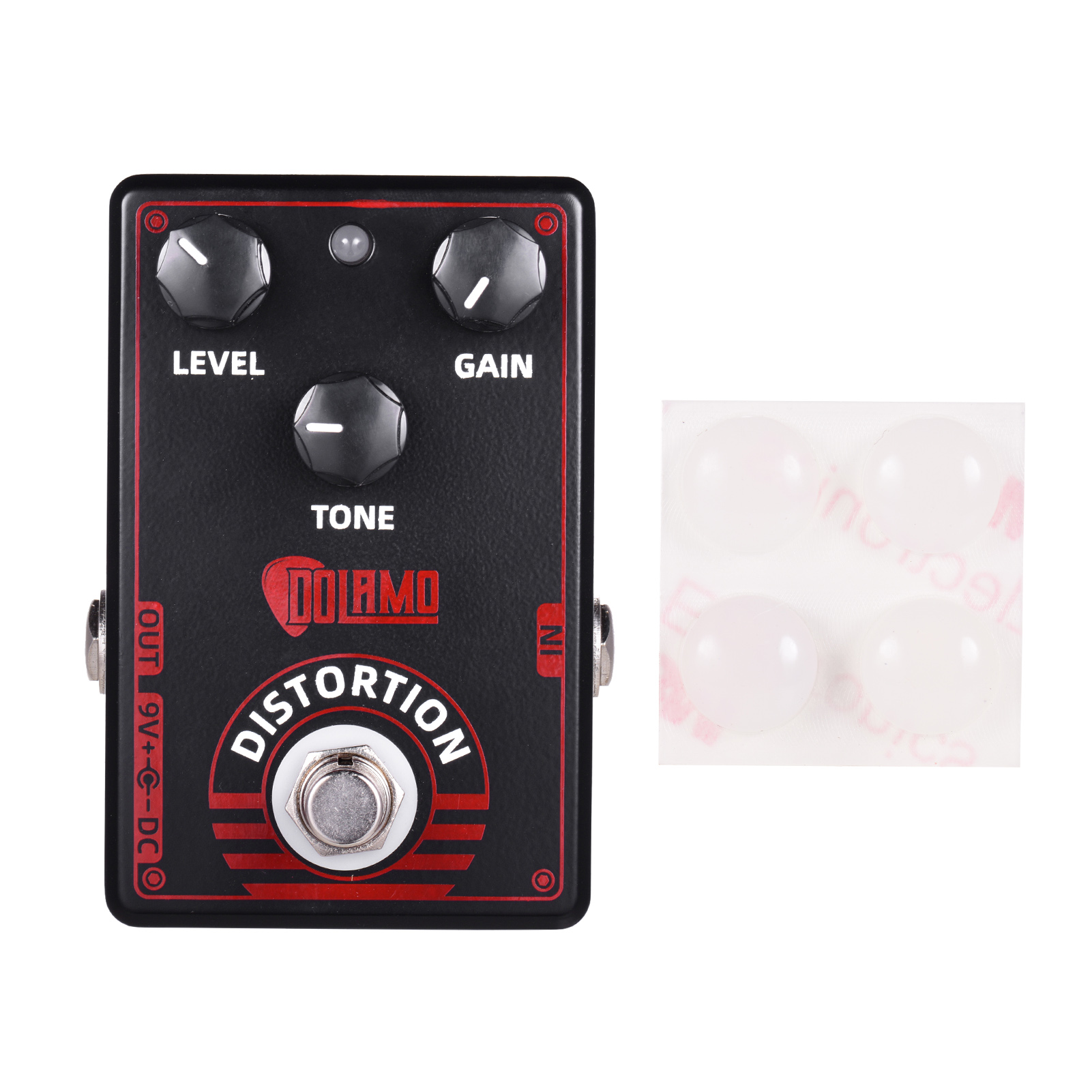 [ammoon]quà bí mật Dolamo D-4 High Gain Distortion Guitar Effect Pedal True British Style Effect Pedal with True Bypass for Electric Guitar