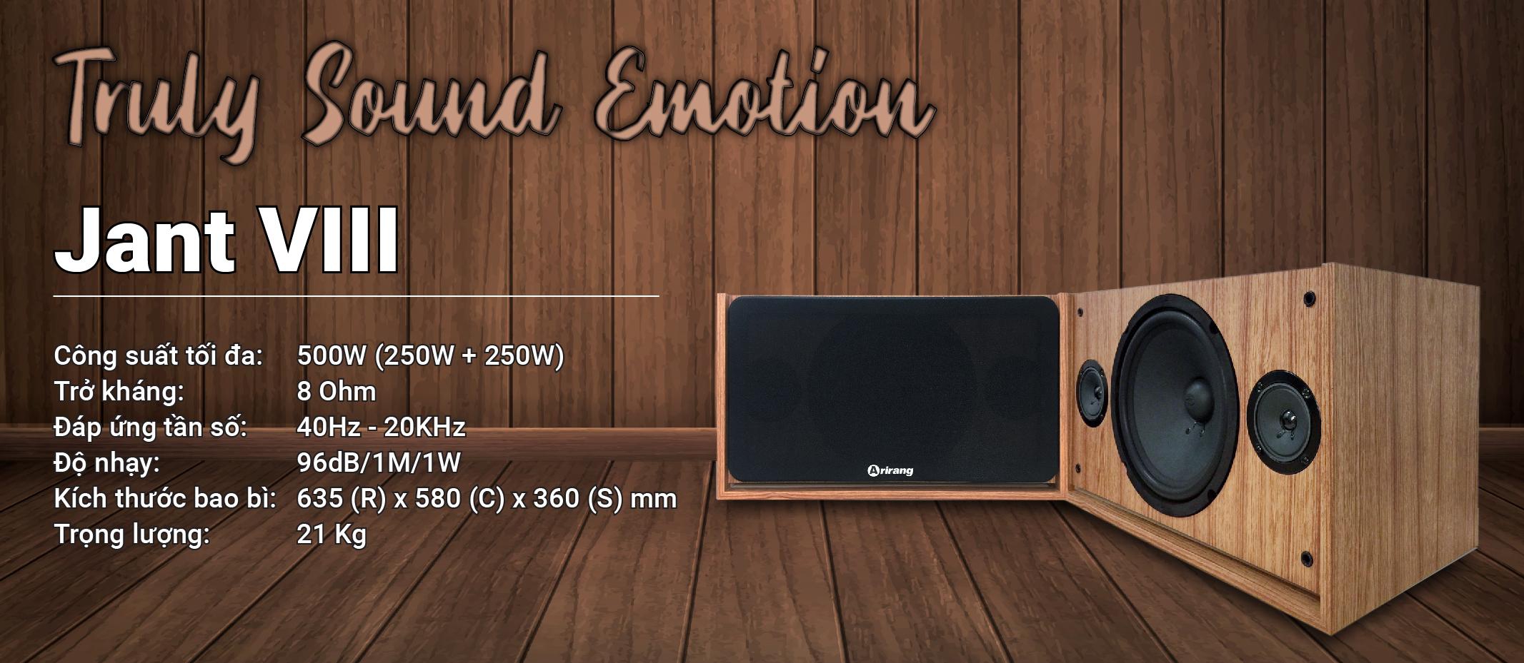 [HCM]Loa trầm Arirang JANT-VIII 500W